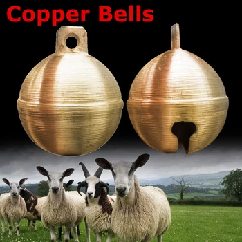 

Cow Sheep Horse Copper Bells Grazing Bells Upgraded Livestock Animal Husbandry Copper Bell Sound Loud Cow Copper Bell