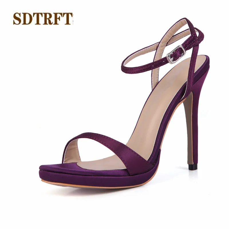 SDTRFT/zapatos mujer Летние пикантные босоножки на шпильке обувь с ремешком щиколотке