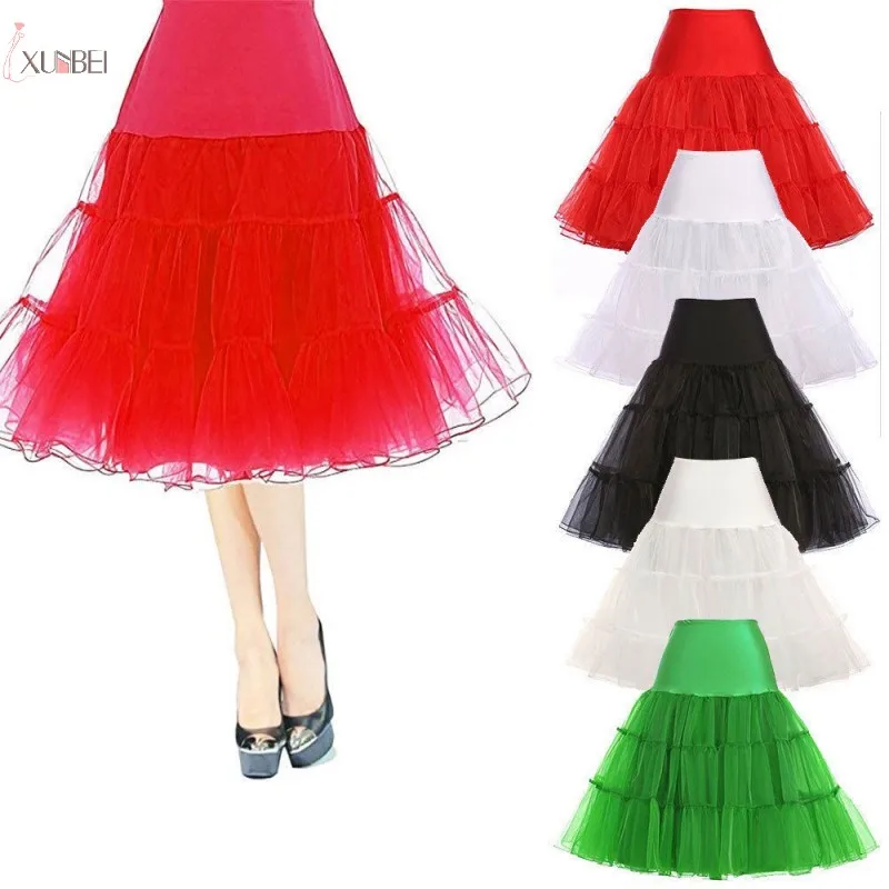 Baan Opsommen oosters Goedkope Korte Vintage Tule Trouwjurk Petticoat Crinoline Rockabilly Tutu  Tulle Rok Swing Onderrok Bruiloft Accessoires|Petticoats| - AliExpress