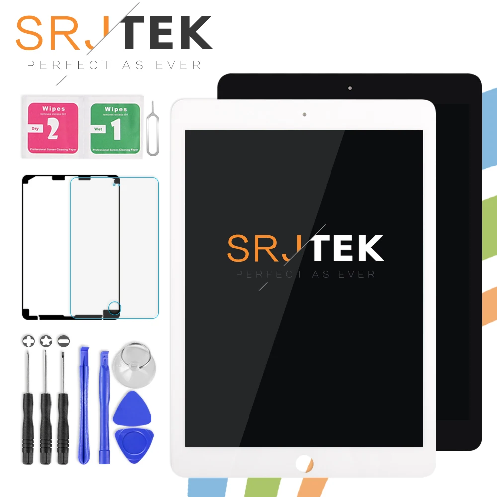 Comprare AAA + LCD Per iPad Pro 9.7 A1673 A1674 A1675 Display LCD A Matrice Touch Screen Digitizer Sensore di Tablet PC di Montaggio nessun Tasto della Casa