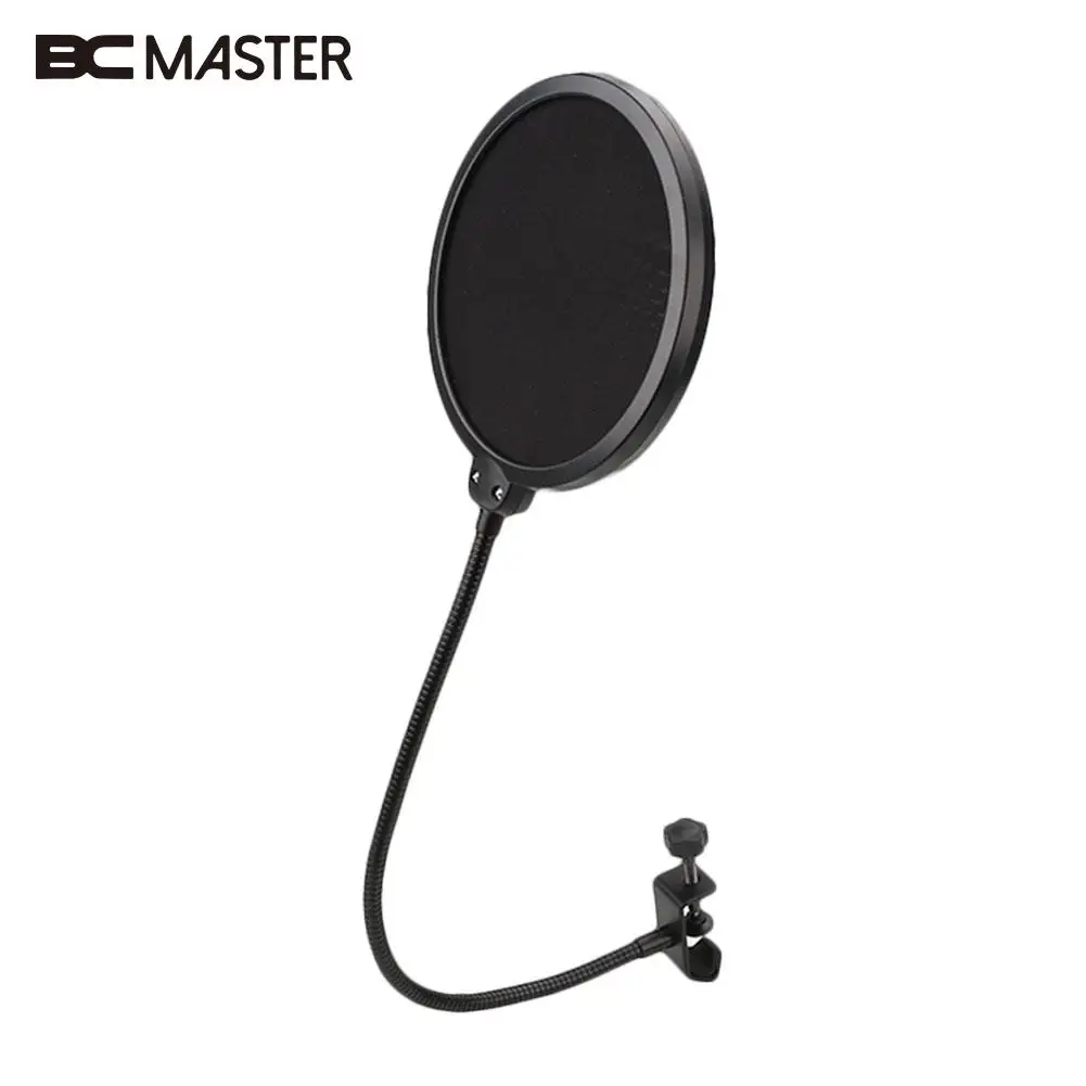 Black New Flexible Microphone Windshield Mic Pop Filter Shield Cover For Speaking Accessories Black New Flexible Microphone Windshield Mic Pop Filter Shield Cover For Speaking Accessories