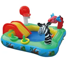 Bébé Grande Piscine Gonflable avec Toboggan Gonflable Piscine Enfant Bébé Enfants Infantile Baignoire gonflable bébé piscine