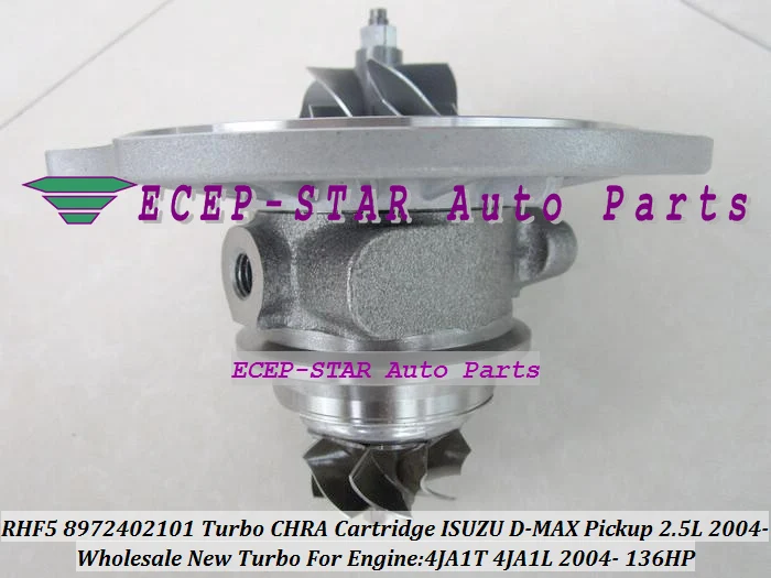RHF5 8972402101 8973295881 8971856452 Turbo CHRA Cartridge Turbocharger Core ISUZU D-MAX Pickup 4JA1 2.5L 4JA1T 4JA1L 2004- 136HP (3)