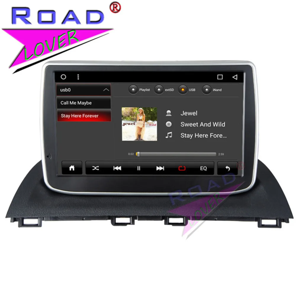 Discount Roadlover Android 8.1 Car Multimedia Player Radio For Mazda 3 Axela 2014 2015 2016 Stereo GPS Navigation Automagnitol 2 Din MP3 4