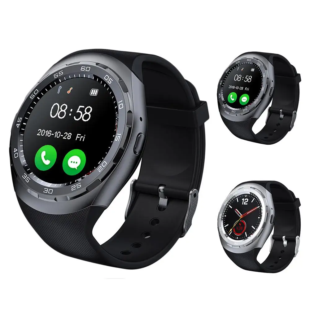 

High Qualty Touch Screen Sports Smartwatch 1.2 Inch Heart Rate Sleep Monitoring Bluetooth 4.0 Smart Watch Sport Wearable Device