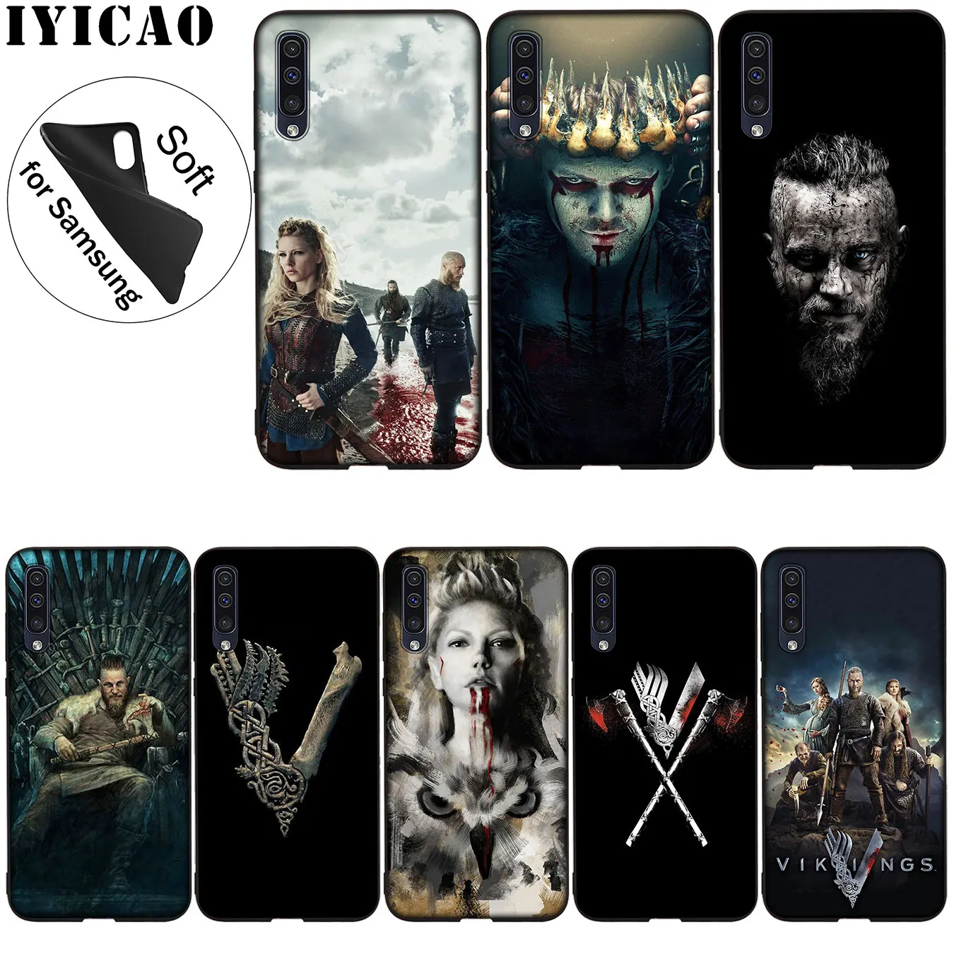 IYICAO Vikings TV Мягкий силиконовый чехол для Samsung Galaxy A70 A60 A50 A40 A30 A20 A10 A50S A40S A30S A20E A10S