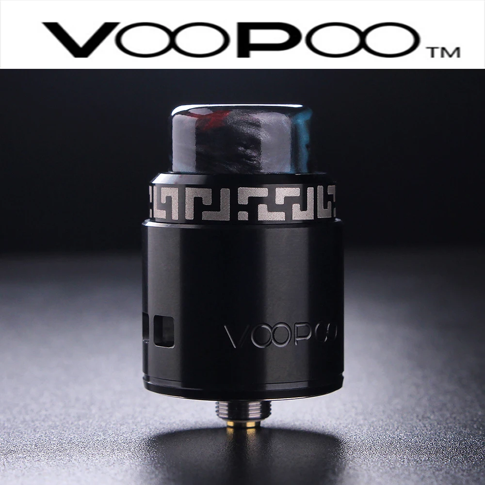

Original VOOPOO Rune RDA Atomizer Tank Large Capacity Adjustable Sideling Airflow for 510 Thread Mod Box Ecig vape Atomizer Tank