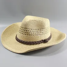 Chapéu de palha do homem da qualidade superior praia da borda larga tampão dobrável osso grande homem mais tamanho chapéu fedora 58 cm 60 cm 62 cm
