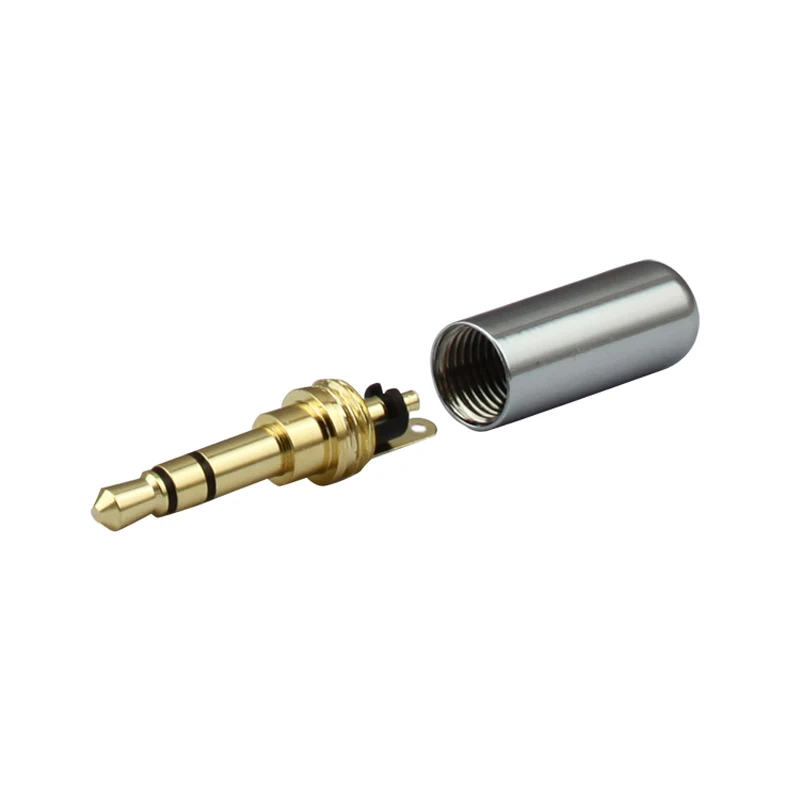 10pcs Jack 3 5mm Audio Cable Adapter Welding Head Phone Headset Plug DIY 3 5mm Plug 3 Section Stereo Connector