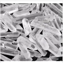 Прозрачный кристалл кварца точки 1/2 фунтов оптом партия природный минеральный образец жезла(8 унций