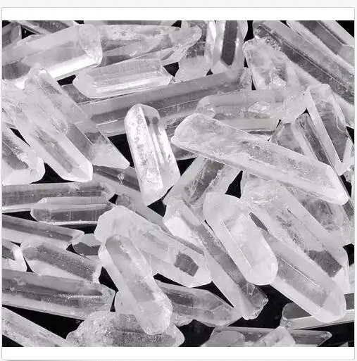 Clear Quartz Crystal Points 1/2 Lb Bulk Lot Natural Mineral Wand