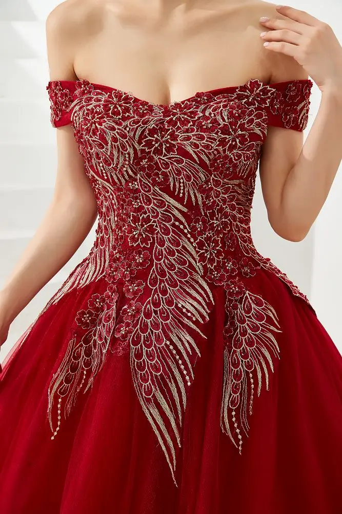 Beauty Emily Burgundy Beads Elegant Evening Dress Long 2019 Boat Neck Floor-Length Evening Party Prom Dress Formal Gowns Beauty Emily Burgundy Beads Elegant Evening Dress Long 2019 Boat Neck Floor-Length Evening Party Prom Dress Formal Gowns