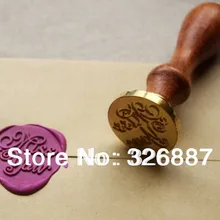 Только Винтаж уплотнения деревянные сургучом спасибо благословение слова для DIY Скрапбукинг/карты/Свадебные украшения Розничная