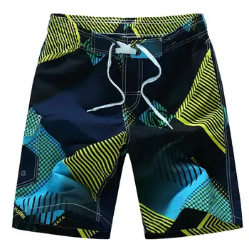

NIBESSER Brand Men Beach Board Shorts Casual Quick Dry Printing Sports Loose Swimsuit Trunks Boardshorts Summer Shorts
