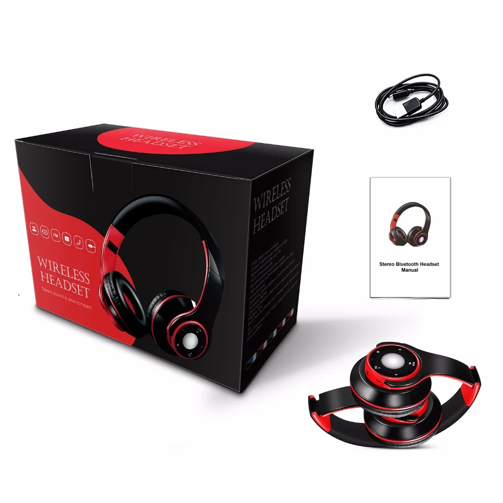Bluetooth 5.0 Stereo headphones with microphone Compatible with Samsung iPhone iPad Smartphone PC TV Laptop Tablet Audio