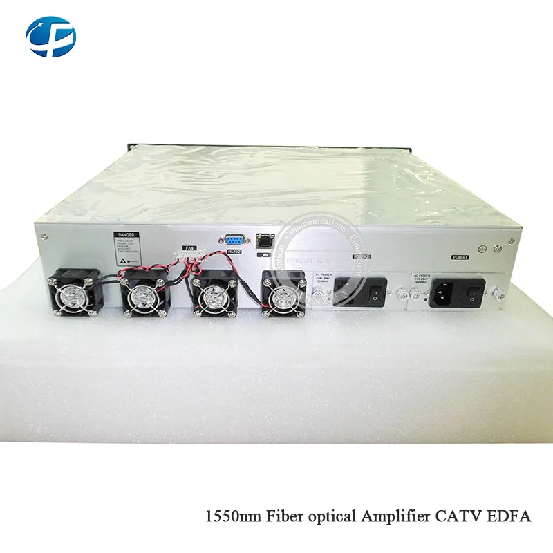 Волоконно-оптический усилитель 1550nm CATV WDM 4 порта EDFA 1310/1490/1550nm, 1U/80 Вт Высокая мощность 16/18/22dBm WDM волоконно-оптический усилитель