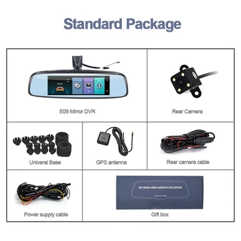 

Car Dash Camera 4G Wifi Android 5.1 Dual Lens ADAS GPS Navigation 7.84 Inch IPS Touch Screen Remote monitor Driving Recorder