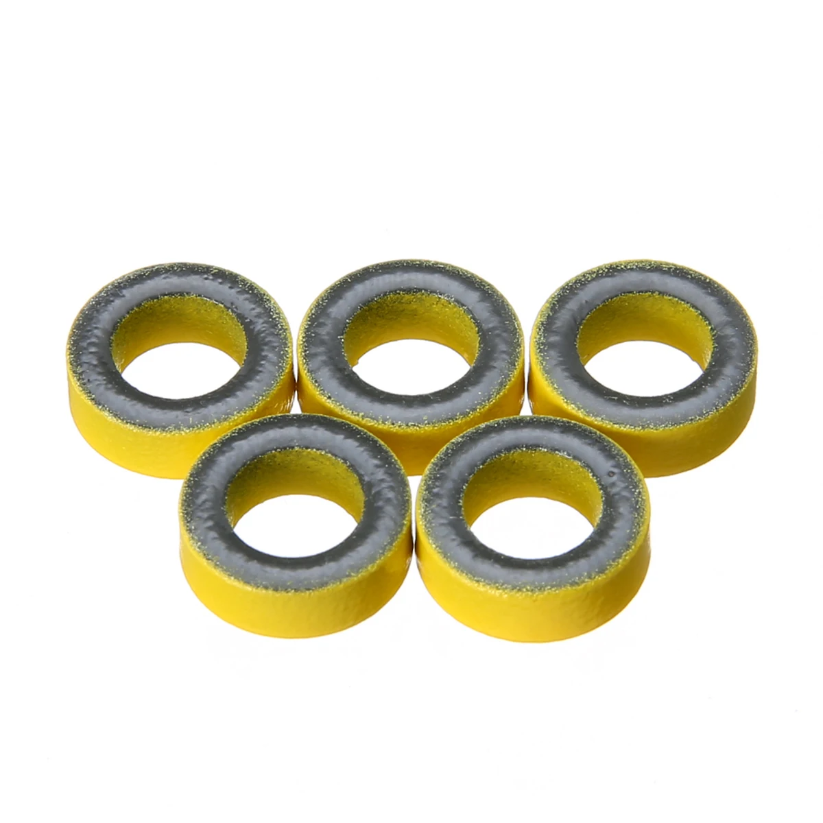 

5pcs/lot Yellow Micrometals T50-6 Carbonyl Iron Powder Toroidal Core RF Toroid HF High Frequency HAM QRP Iron Cores Mayitr