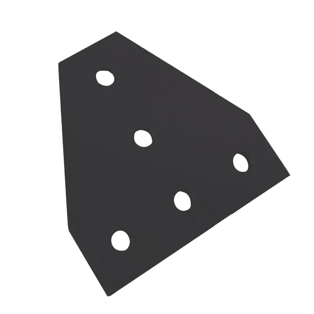 3D принтер алюминиевые профили Т образные 5 отверстий 120x120x6 мм Соединительная
