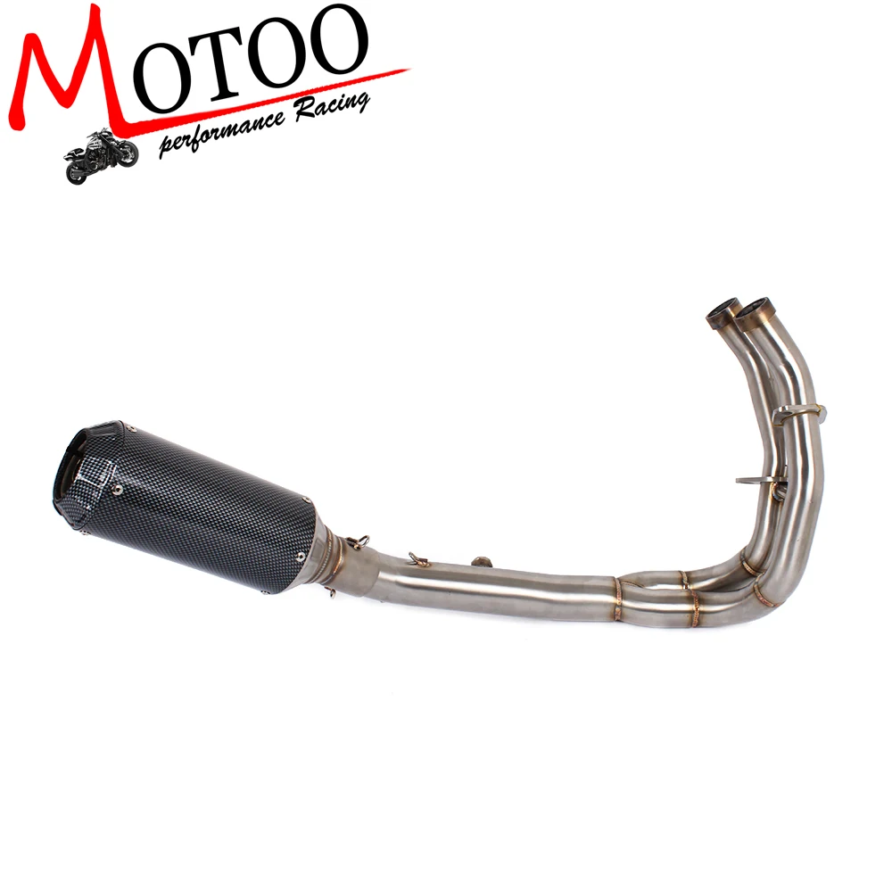 

Motoo- for kawasaki ER6N ER-6N Motorcycle Modified Stainless Steel Full System Connecting pipe for ER6F NINJA650R 2012 2013-2016