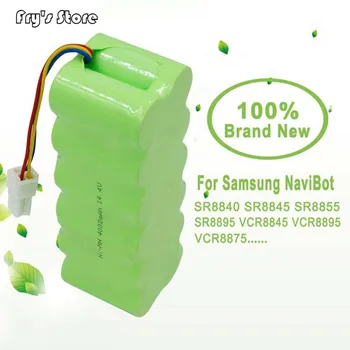 

Lowest Price 14.4V 4000mAh NI-MH Vacuum Cleaner Rechargeable battery 4.0 Ah For Samsung NaviBot SR8840 SR8845 SR8855 SR889