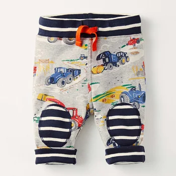 

Oklady Autumn New European and American Style Children's Clothing Boy Pants Loom Stretch Kids Trousers Cartoon