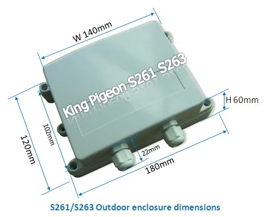 Outdoor enclosure for GSM GPRS GPS logger