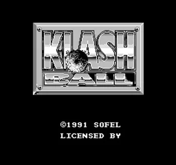 

Klash Ball Region Free 60 Pin 8Bit Game Card For Subor Game Players