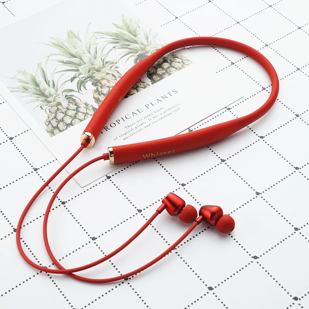 Новейшие беспроводные наушники с шейным ремешком Bluetooth спортивные для Xiaomi iPhone