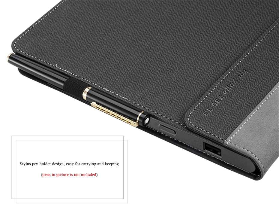 Чехол для ноутбука lenovo YOGA 730 13," съемный магнитный чехол из искусственной кожи защитный чехол для lenovo Yoga 730-13 730-13IKB