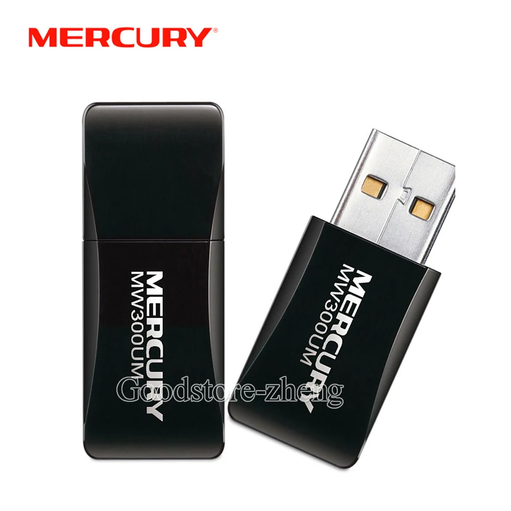 

Mercury MW300UM Ultra-smal 300M Wireless USB Wifi Receiver Adapter
