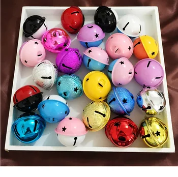 

40MM christmas decorations pet lacquer star bell 50 pieces,DIY handmade materials,wedding gift wrap,50Y50305