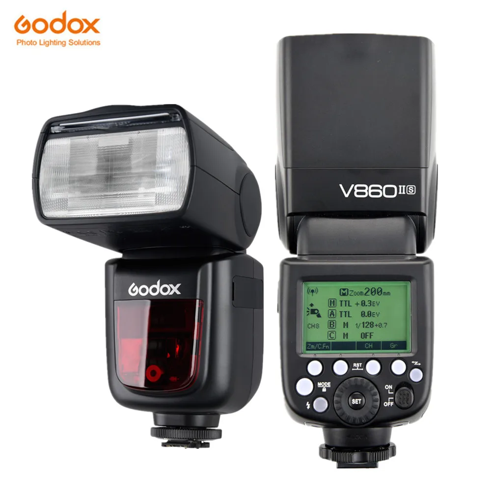 Godox Ving V860II V860II-C/N/S/O/F ttl HSS 1/8000 вспышка+ X1T передатчик для Canon Nikon sony Olympus Panasonic Fuji