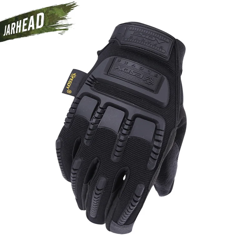 

Men's Tactical Safety Gloves Shooting Bicycle Cycling Hiking Full Finger Gloves Special Workout Rotection Shell Fitness Gloves