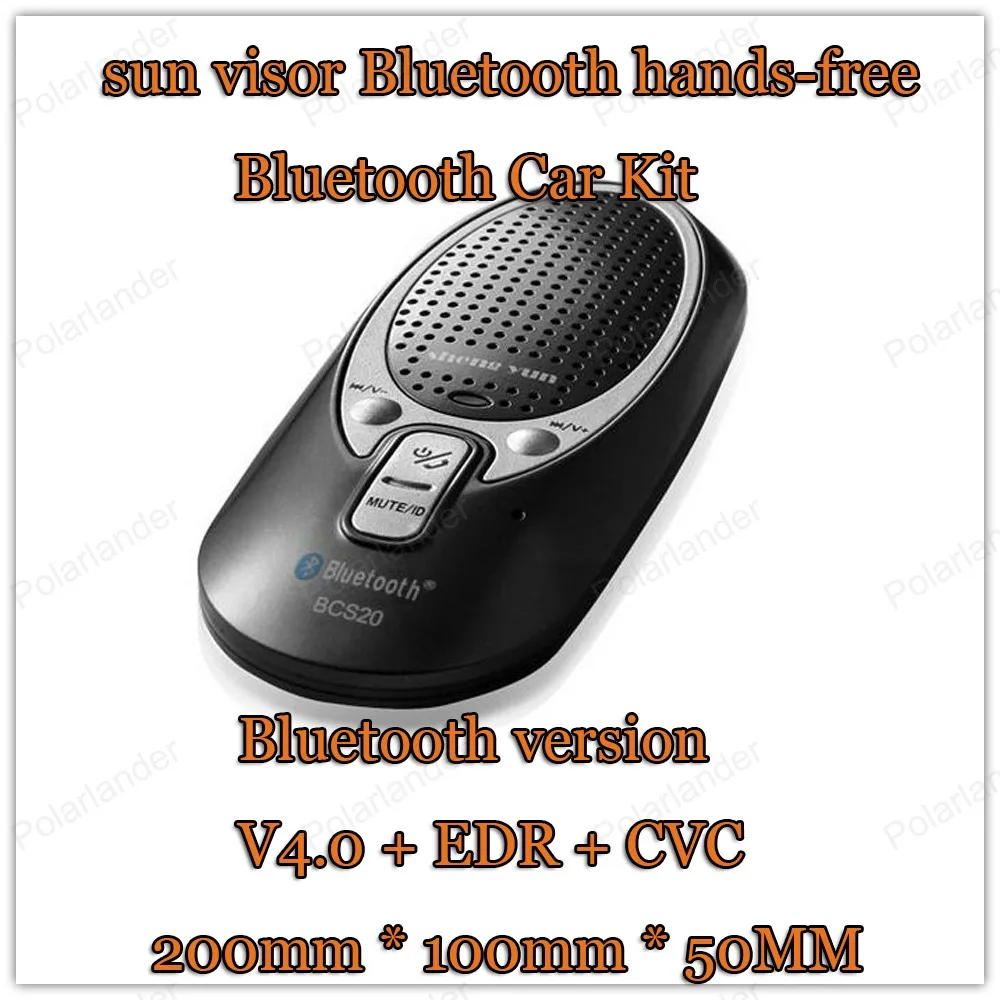 Высокое качество Новый Bluetooth V4.0 + EDR Мини автомобиль-Стайлинг Bluetooth Hands-Free Car Bluetooth Hands-Free домофон