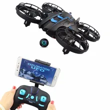 RC Drone WIFI FPV Helicopter HD 0.3MP Camera 2.4G Mini Remote Control Quadcopter One-Key-Return & Headless Model Electronic Toy