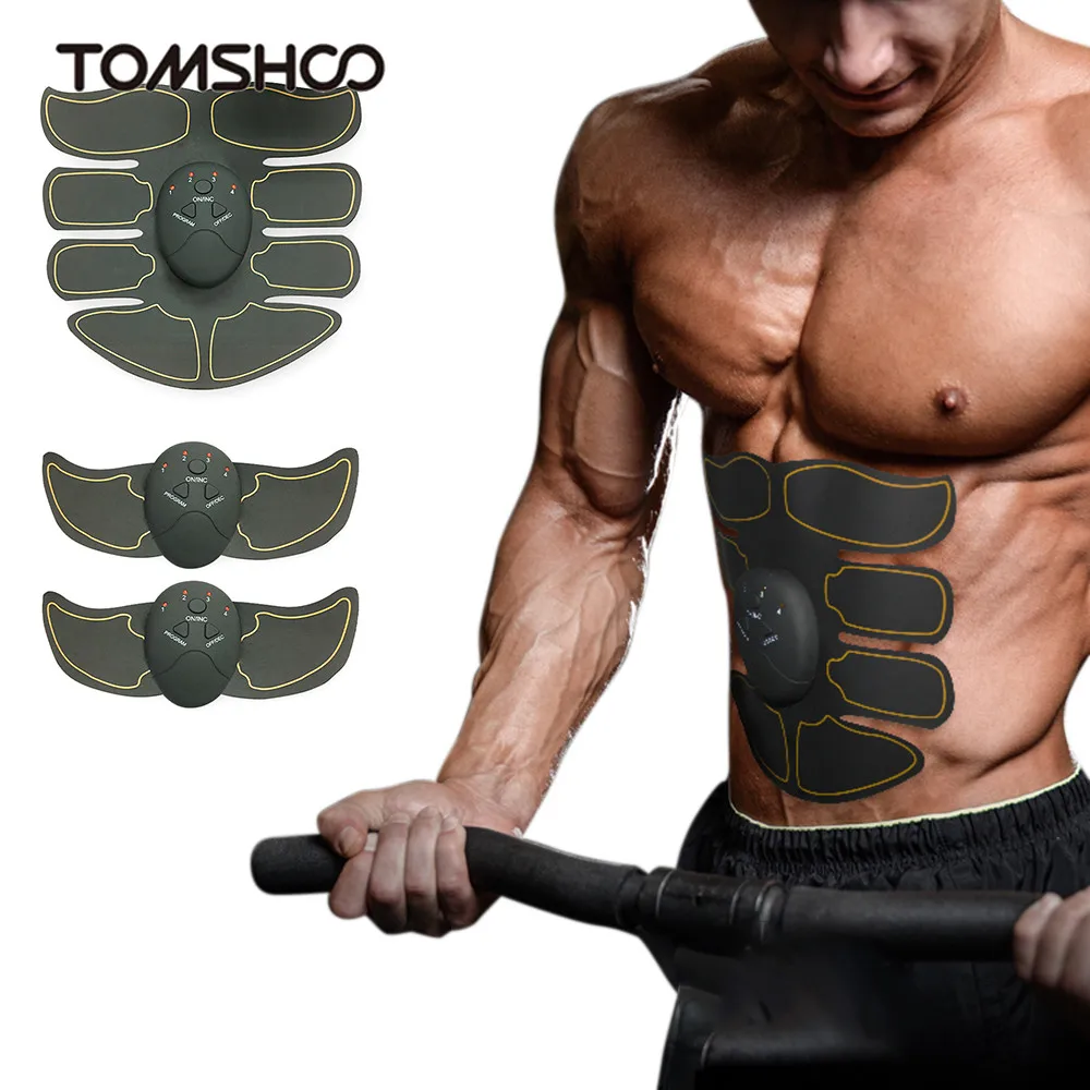 

Abdominal Muscle Trainer Fitness ems Arm Stimulator Body Slimming Machine Exerciser Training Fat Burning Body Building Massager