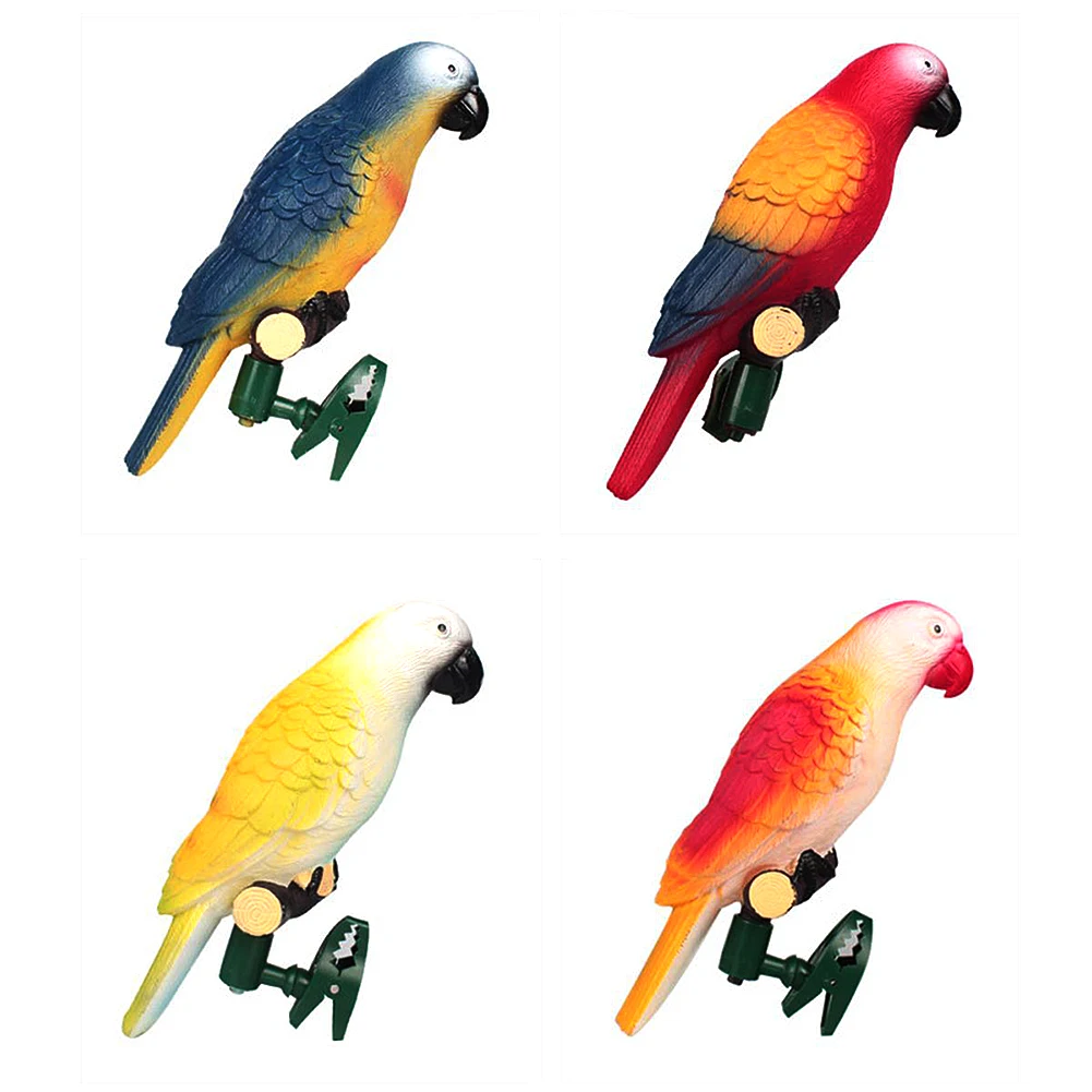 

4Pcs LED Solar Parrot Light Colored Bird Lamp Animal Light Outdoor Decoration for Garden Patio Backyard Tree Hot Sale Lights