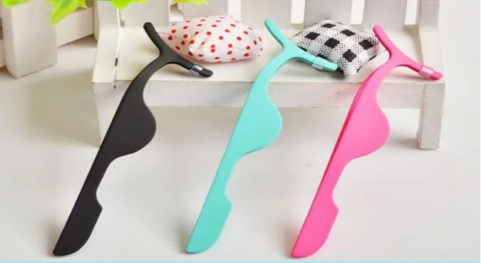 200pcs/lot Stainless Steel Magnet Tweezers Manual Mini Eyelash Curler Multi Nature Curly Become Warped Eyelash HA478