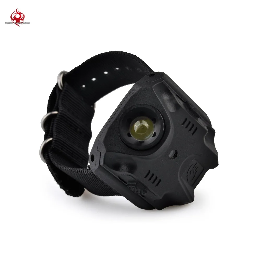 Ночь Эволюция Airsoft переменной выход светодиодный Светодиодный Wristlight свет Softair Охота Тактический часы фонарик NE09001