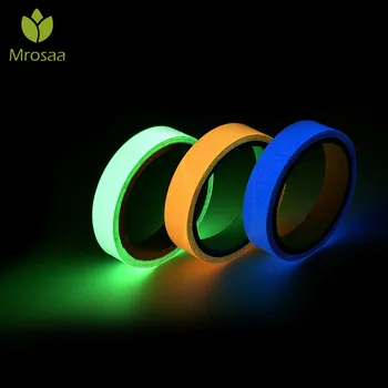 

3/10M 10/15/25MM Luminous Tape Night Vision Glow In Dark Self-adhesive Warning Tape Safety Security Home Decoration Stickers
