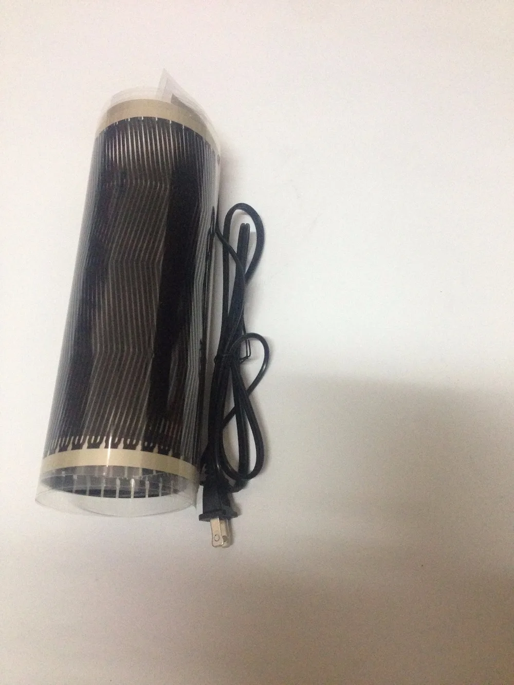 220VAC инфракрасная электрическая пленка для подогрева пола образца 28cm65cm с кабелем