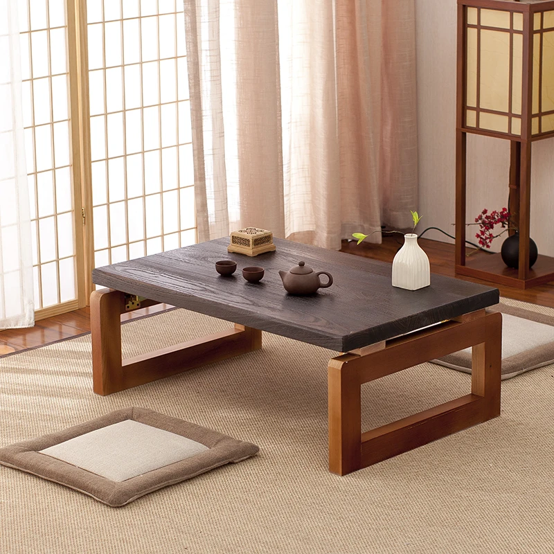Vintage Wooden Table Foldable Legs Rectangle 90cm Living Room Furniture Asian Antique Style Long Bench Low Coffee Table Wood Vintage Wooden Table Foldable Legs Rectangle 90cm Living Room Furniture Asian Antique Style Long Bench Low Coffee Table Wood