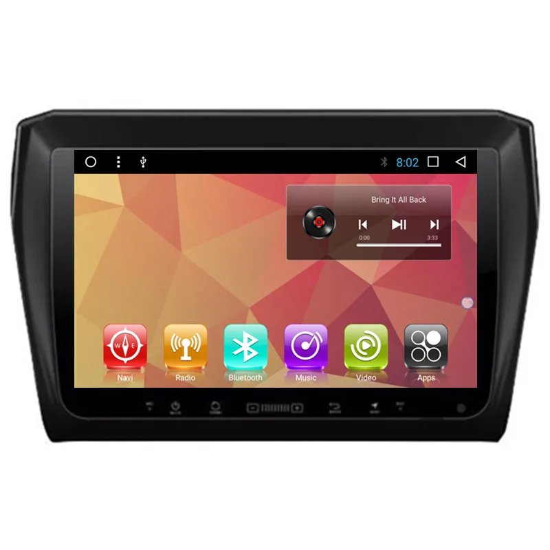Автомагнитола на Android 10 дюймов мультимедийная стереосистема GPS навигация DVD радио