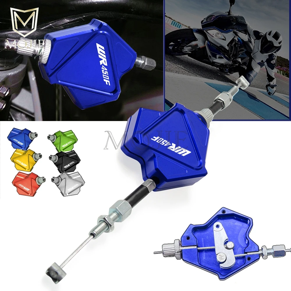 

Motorcycle CNC Aluminum Stunt Clutch Lever Easy Pull Cable System For YAMAHA WR450F WR 450F 450 WR450 F 2001-2018 2017 2016 2015