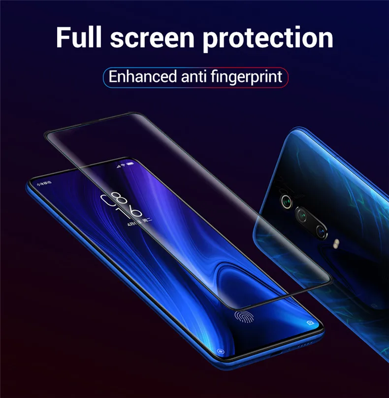 Закаленное стекло Cafele для Xiaomi 9 9t pro Redmi K20 Pro Note 7 с полным покрытием 4D Защита экрана для Redmi K20 Pro ультратонкий