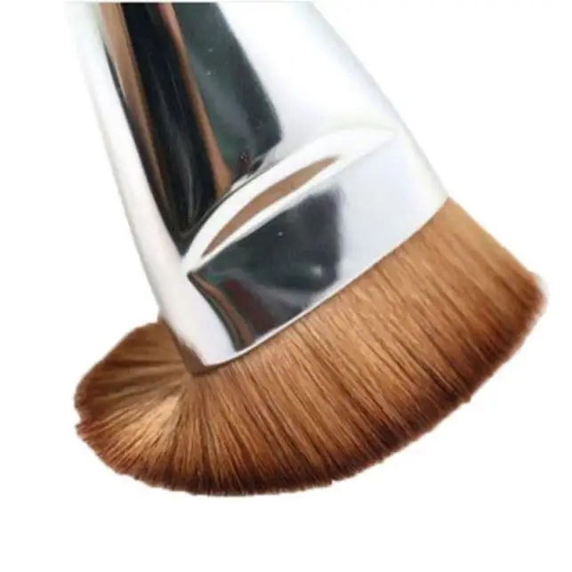 Кисточки для макияжа из натурального материала плоская контурная кисть для основы кисти для макияжа Набор brochas de maquillaje de alta calidad pedzle# y4