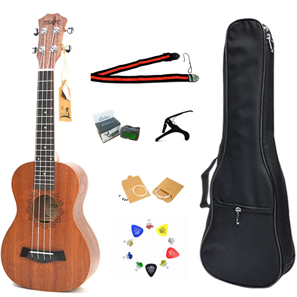 

21 inch ukulele guitar with Sabido heart