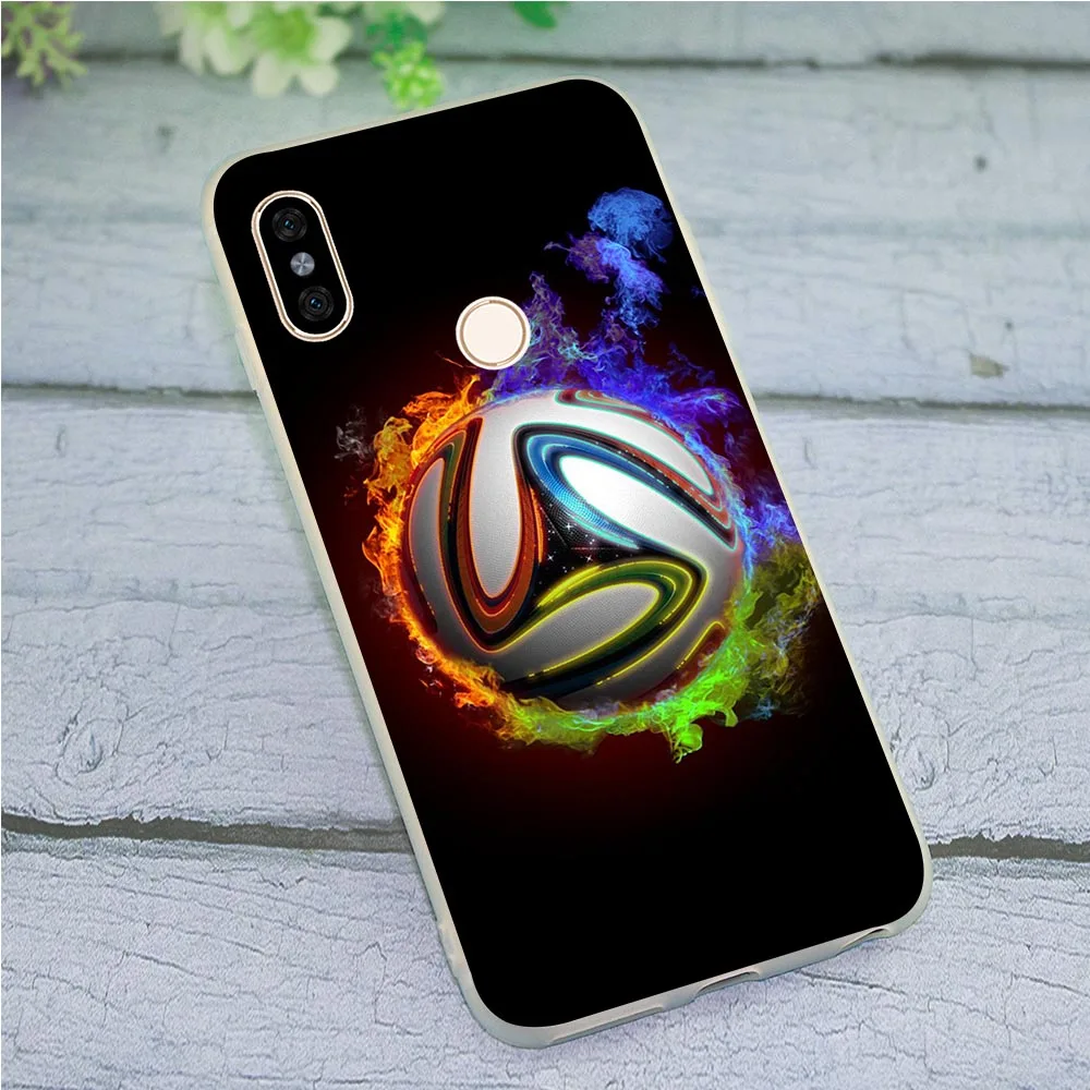 

Soft TPU Phone Cover for Xiaomi Mi A2 Football Soccer Case A1 8 Lite 9 9se Redmi 4A 4X 5 Plus 5A Prime 6A Note 6 Pro 7 Anime