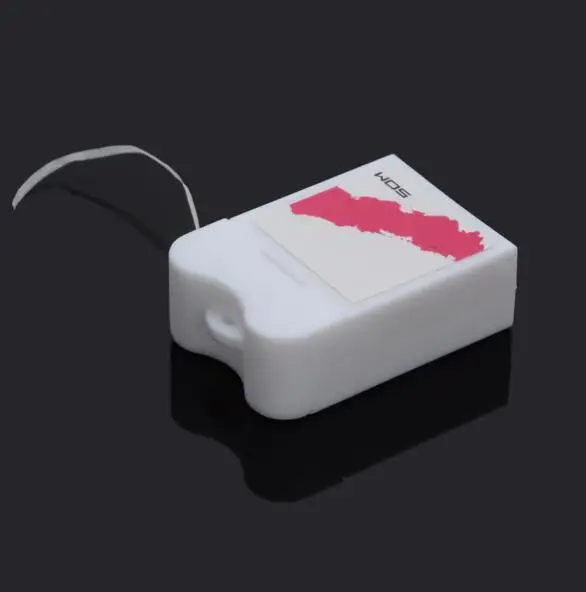 50m Oral Interdental Brush Clean Dental Floss Hygiene Irrigator reshen Breath Teeth Flosser Waxed Tooth Clean String Square Box 3